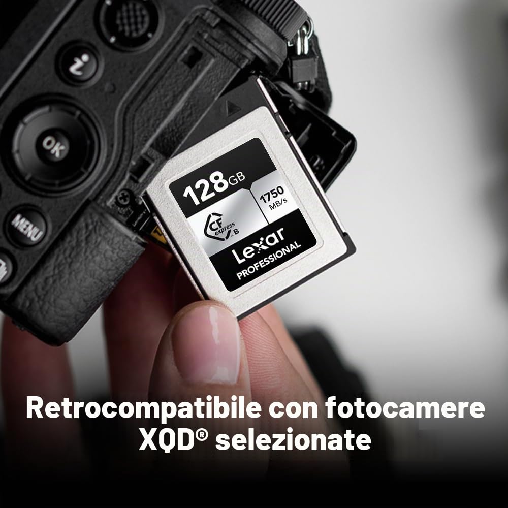 lexar-professional-silver-serie-cfexpress-tipo-b-128gb-1000mb-s-per-video-4k image 5