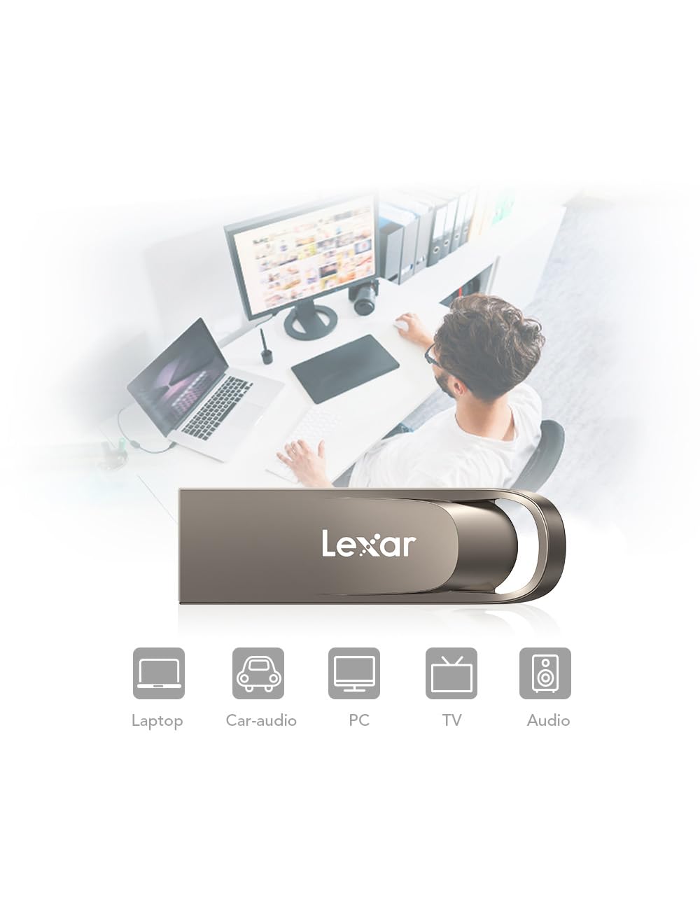 lexar-jumpdrive-chiavetta-usb-3-2-gen-1-64gb-metallo-100mb-s image 5