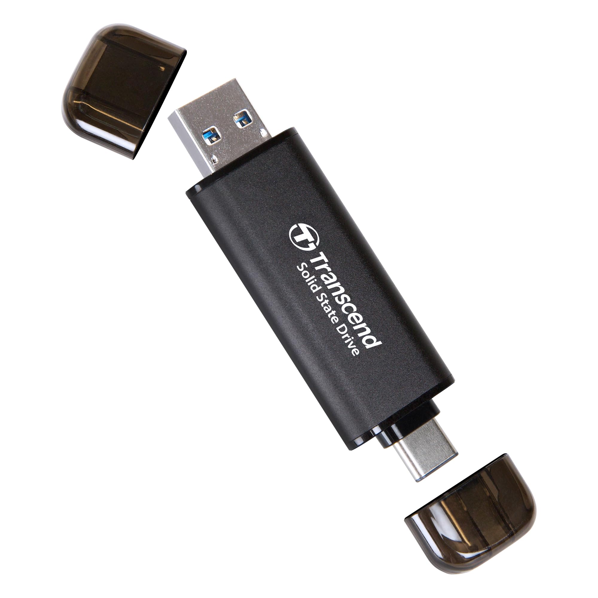 transcend-esd310c-ssd-esterno-portatile-da-1-tb-usb-type-a-type-c-nero image 2