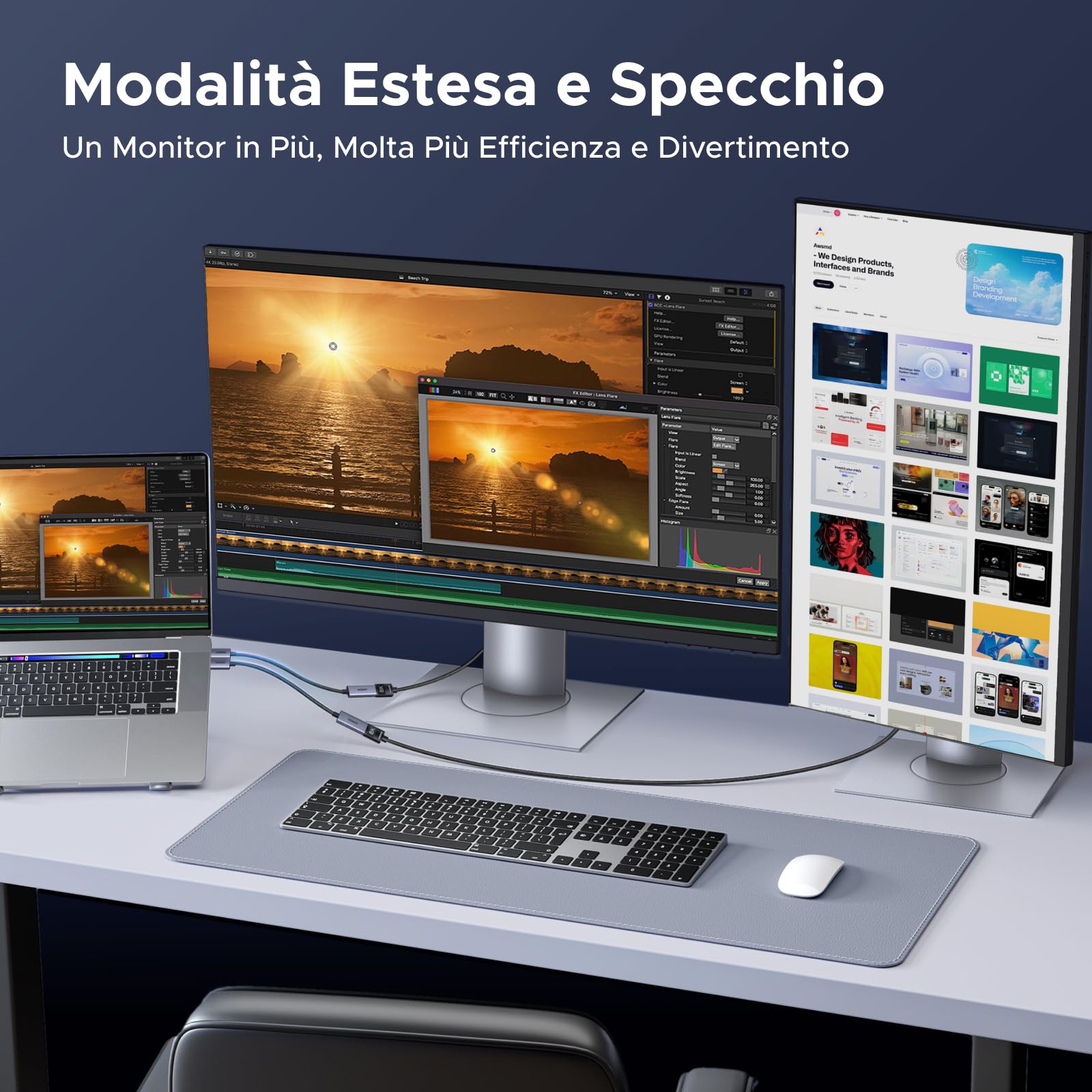 ugreen-adattatore-displayport-a-hdmi-8k-60hz-4k-240hz-unidirezionale image 6