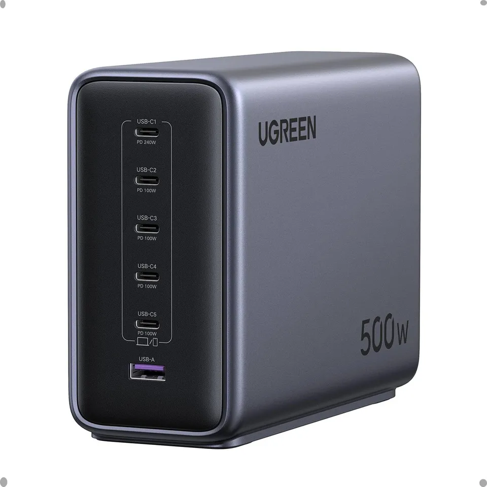 ugreen-nexode-stazione-di-ricarica-500w-gan-6-porte-usb-c-pd-3-1-fino-a-240w image 1