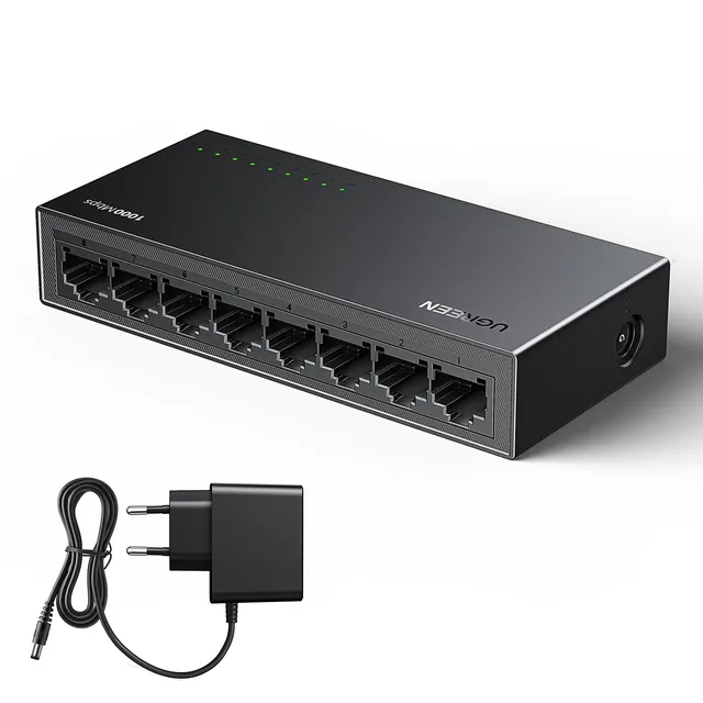 ugreen-switch-di-rete-ethernet-8-porte-gigabit-10-100-1000-mbps image 1