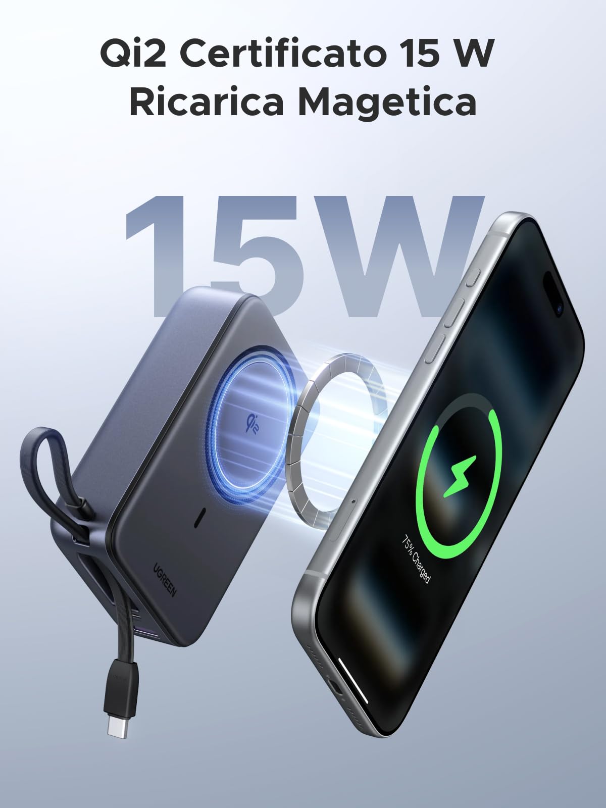 ugreen-zapix-qi2-power-bank-magsafe-20000mah-30w-usb-c image 2