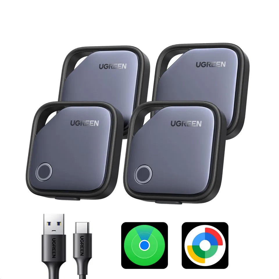 ugreen-finetrack-duo-smart-finder-4-pezzi-con-usb-c image 1