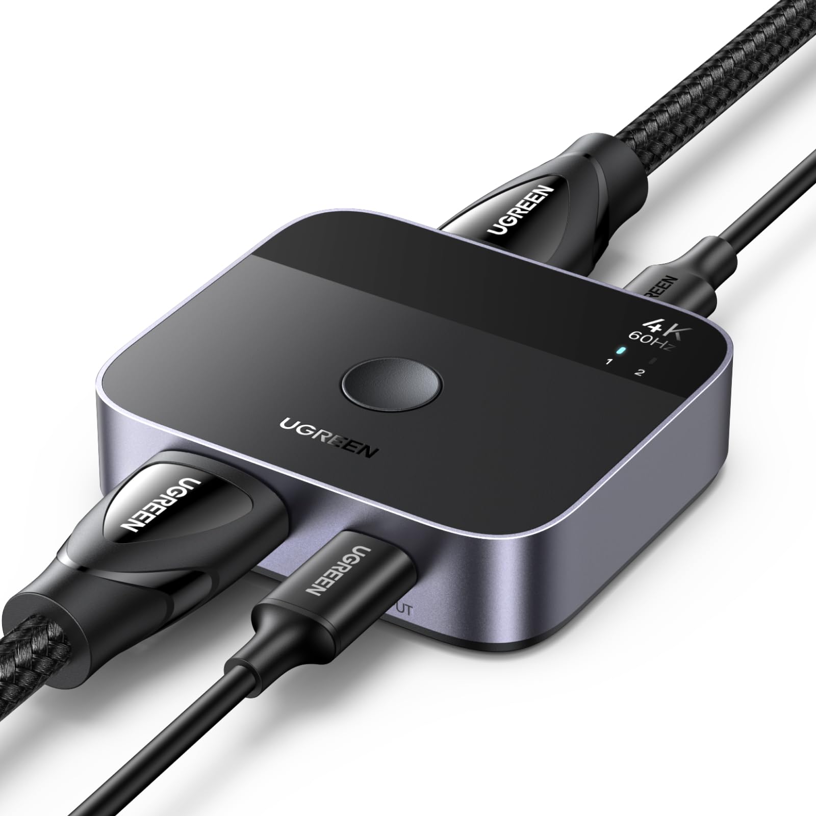 ugreen-switch-usb-c-hdmi-a-hdmi-2-0-4k-60hz-2-ingressi-1-uscita-con-hdr image 1