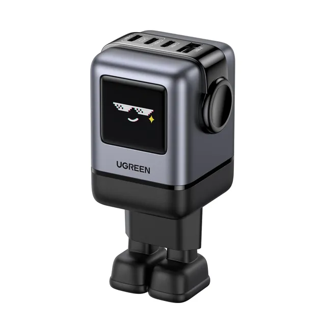 ugreen-uno-100w-gan-robot-caricatore-usb-c-4-porte-pd-3-0-pps-45w image 1