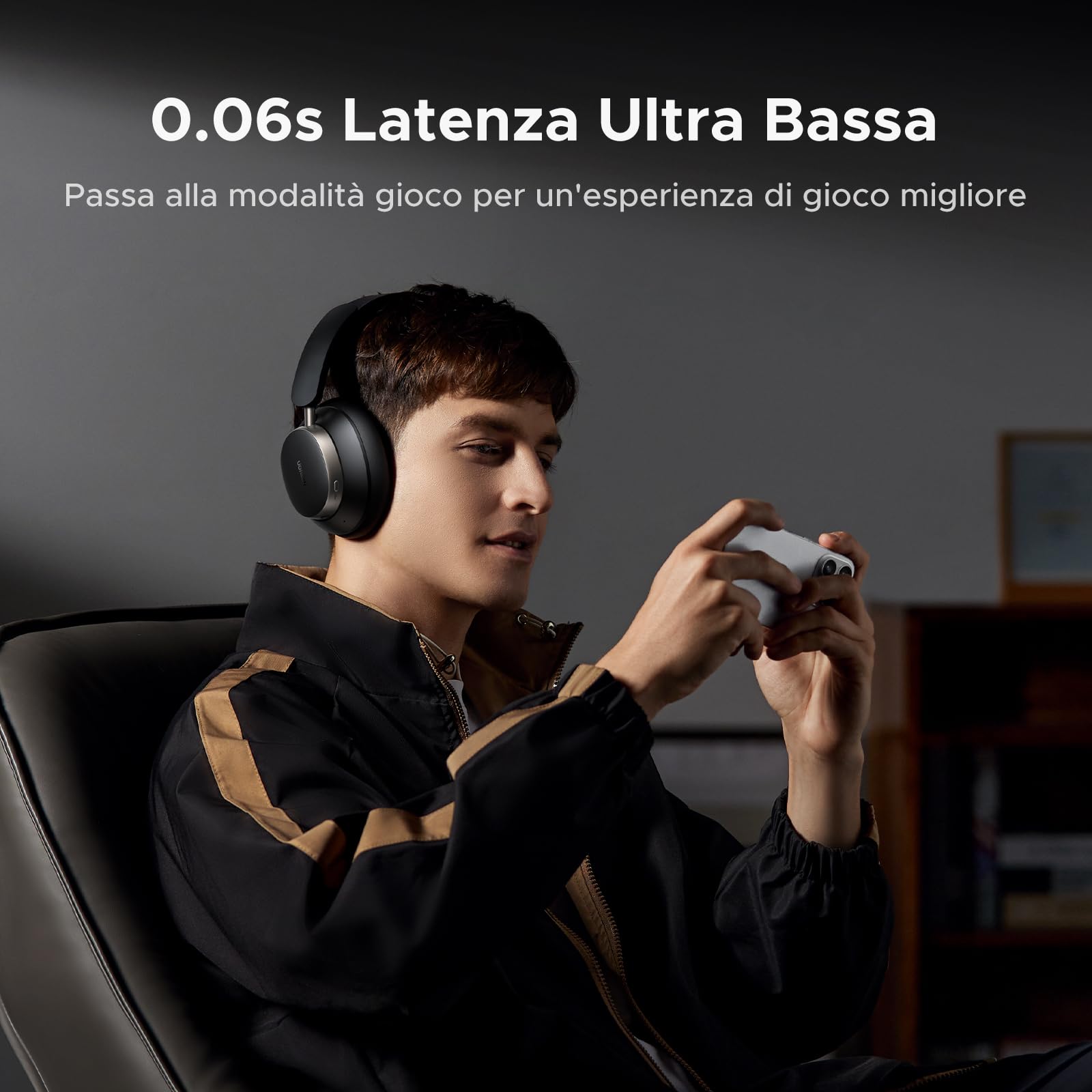 ugreen-studio-pro-cuffie-bluetooth-over-ear-anc-adattiva-48db-hi-res-ldac-120-or image 6