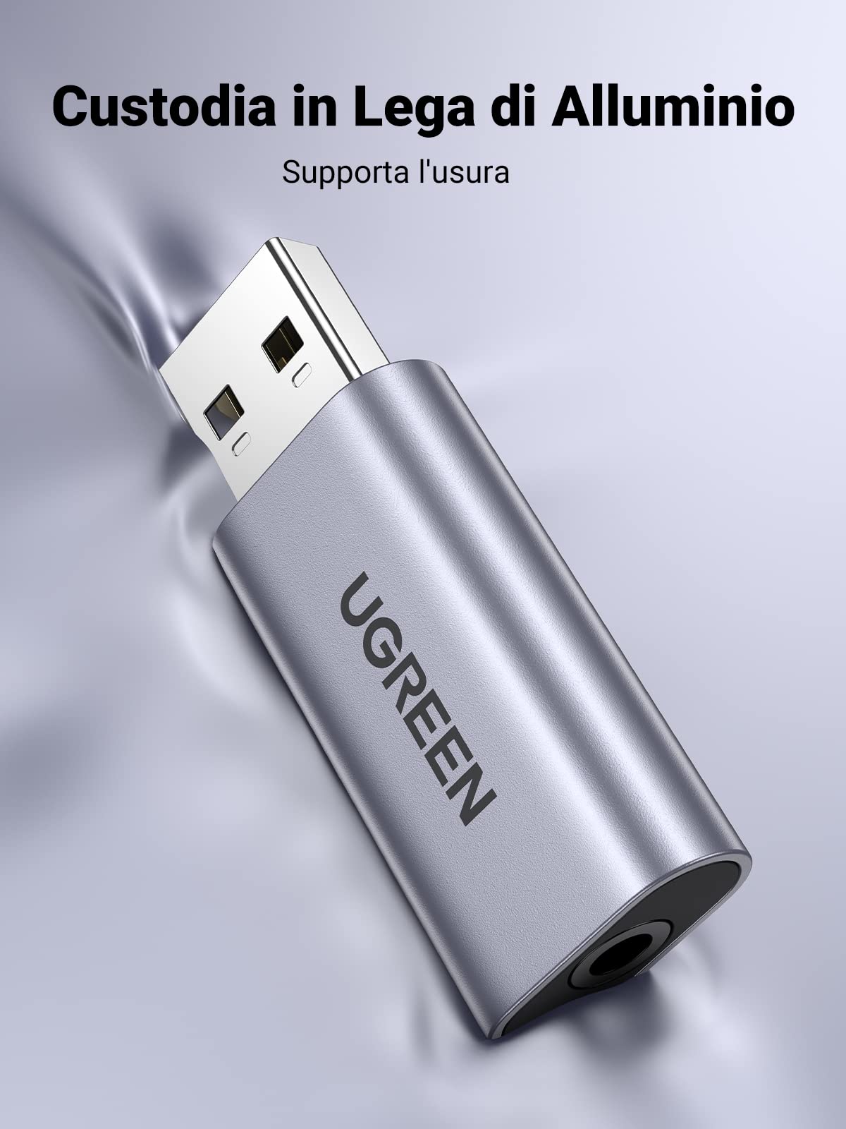 ugreen-scheda-audio-esterna-usb-in-alluminio-con-jack-3-5mm-24bit-96khz image 5