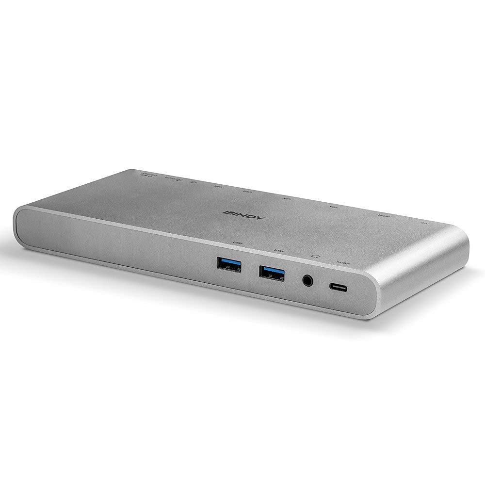 lindy-43226-docking-station-usb-3-1-tipo-c-notebook-con-hdmi-displayport-e-vga image 2