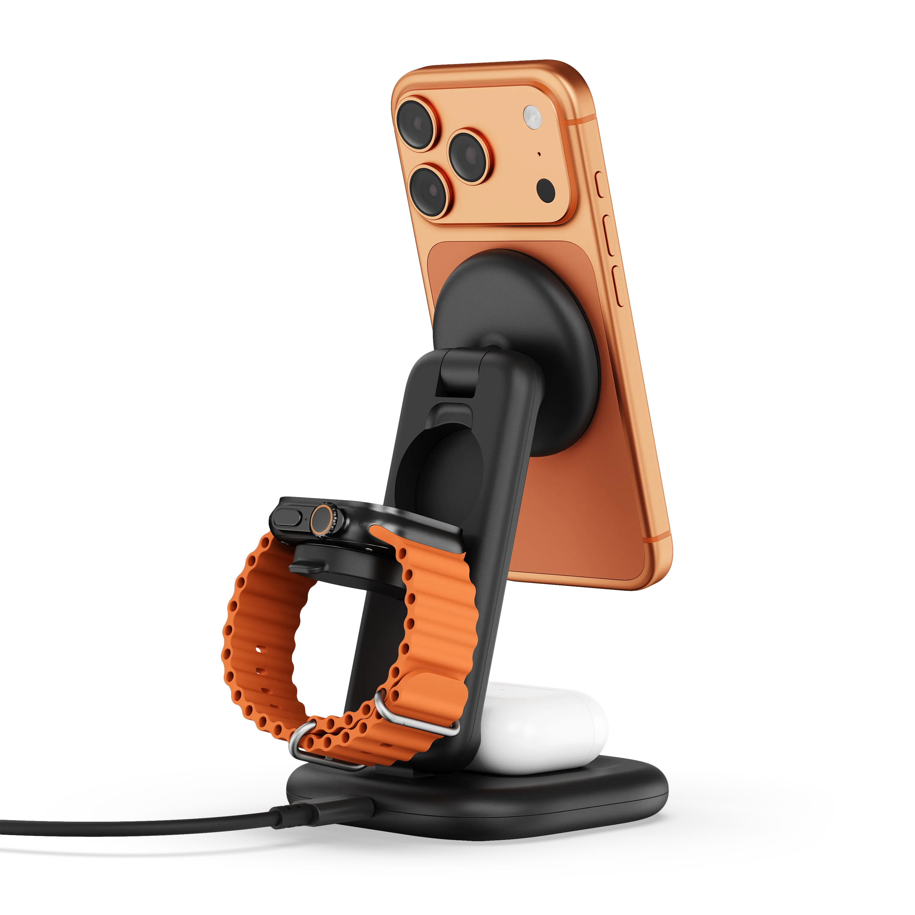 satechi-3-in-1-foldable-stand-ricarica-wireless-qi2-25w image 2