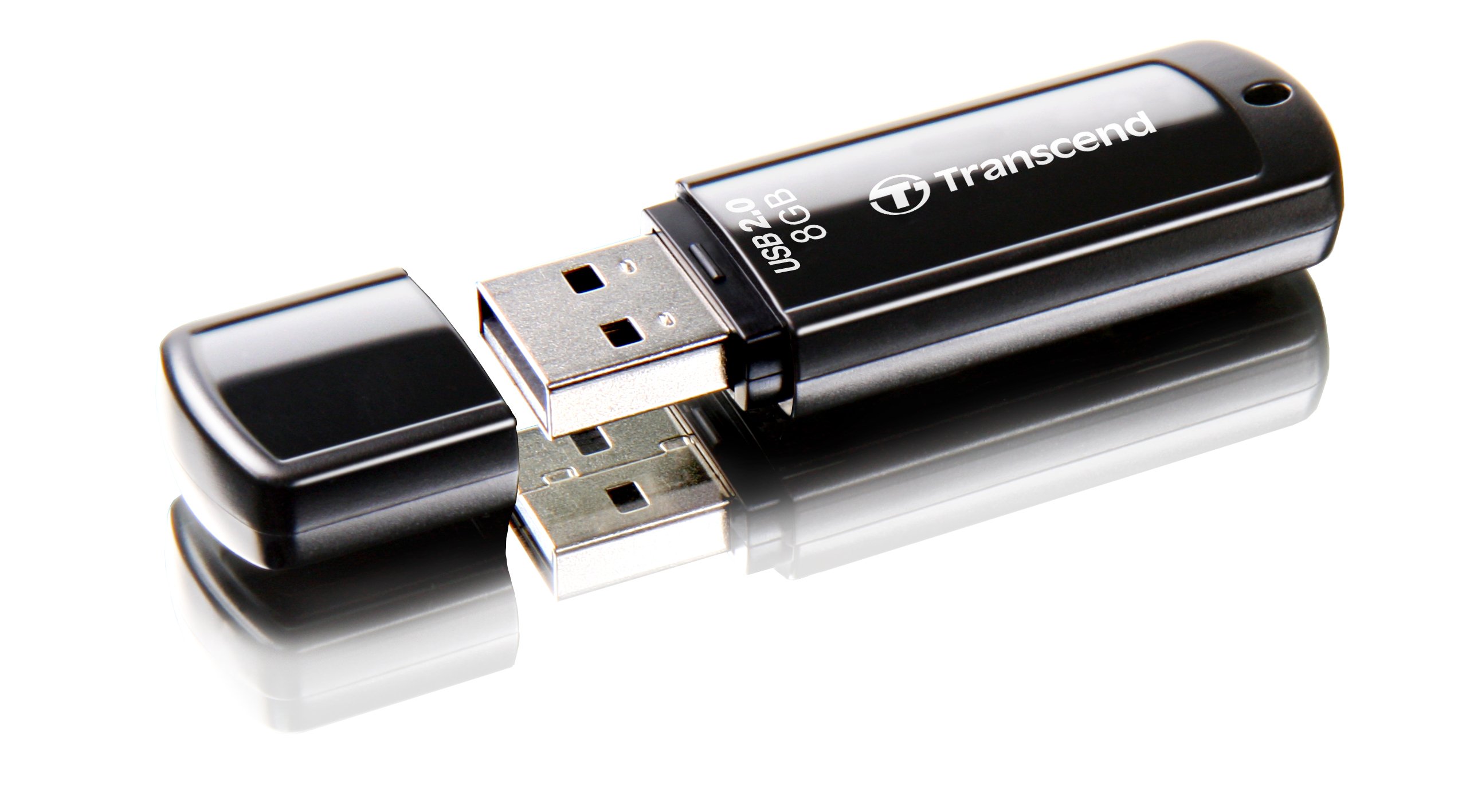 transcend-jetflash-350-chiavetta-usb-8gb-portatile image 1